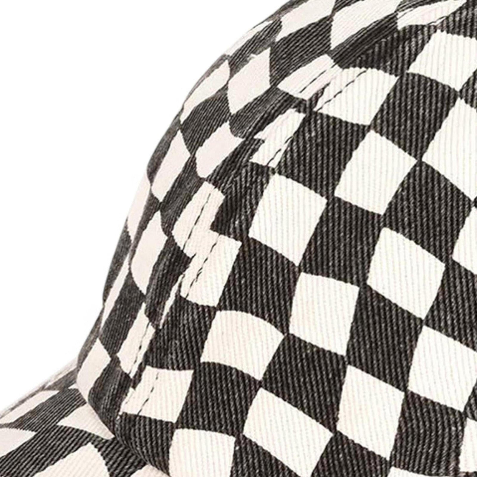 CC Checkered Pattern Pony Hats Criss Cross Style Women Cap for Ponytail - Truly Contagious