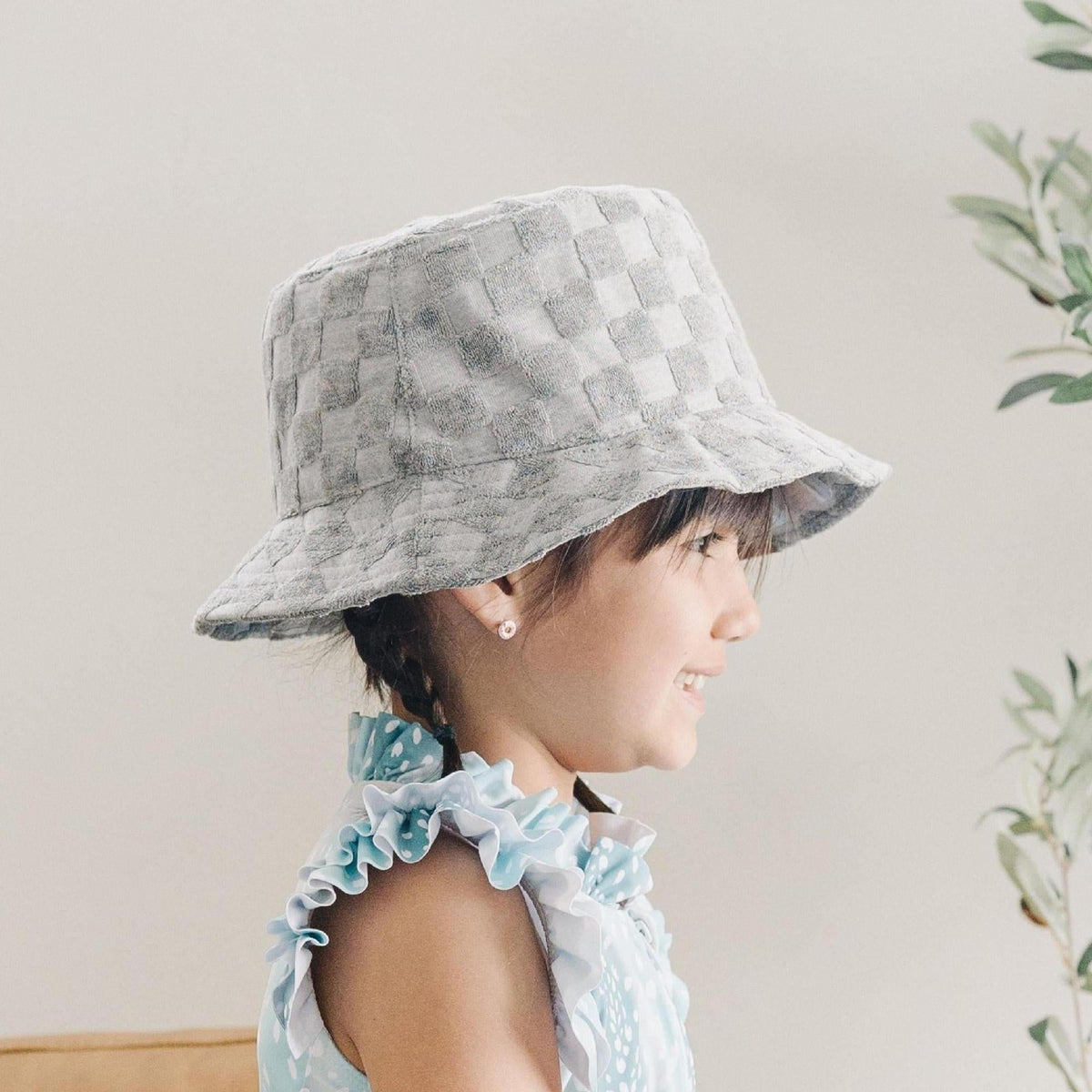 CC Checkered Terry Cloth Bucket - Truly Contagious