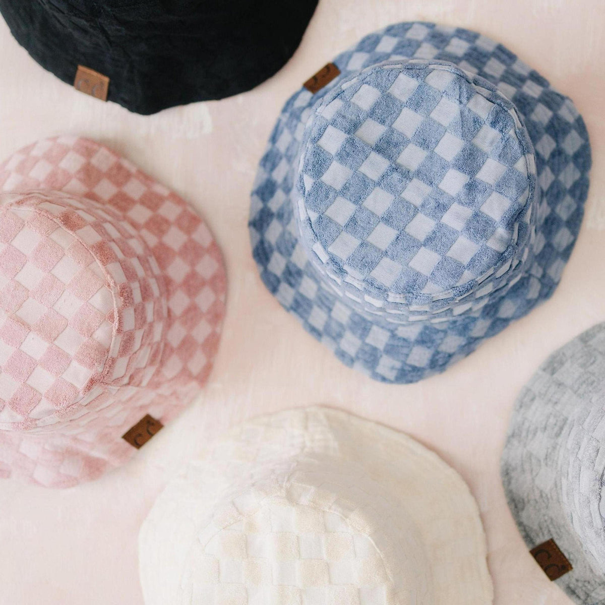 CC Checkered Terry Cloth Bucket - Truly Contagious