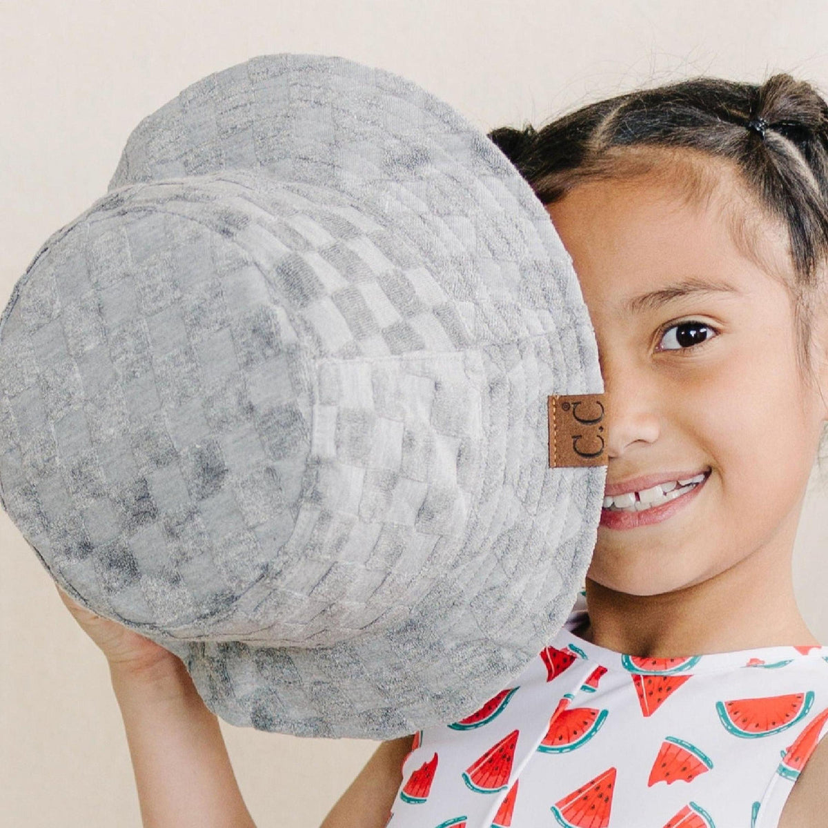 CC Checkered Terry Cloth Bucket - Truly Contagious