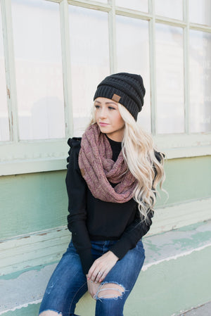 CC Comfy Infinity Scarf | 2 - Tone - Truly Contagious