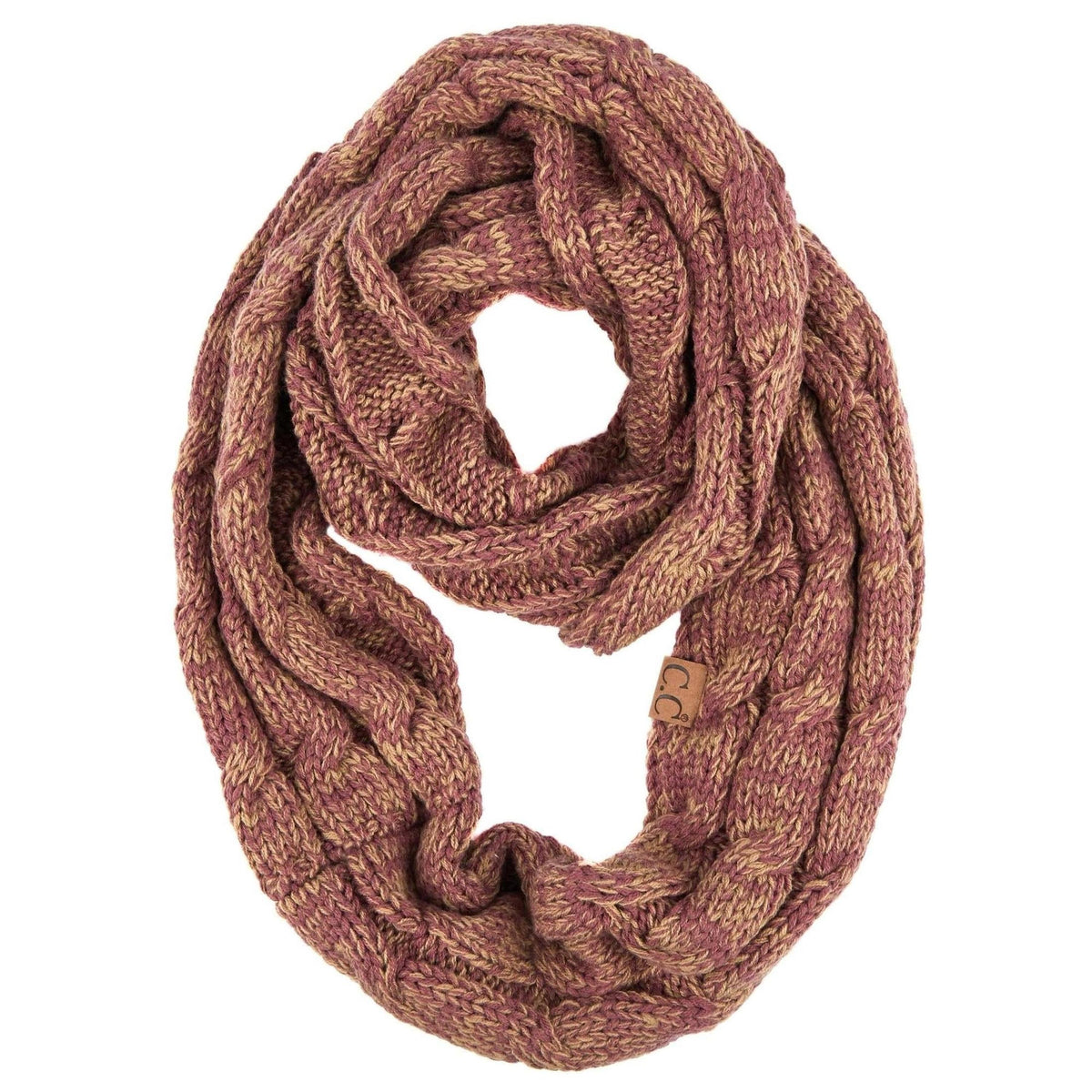 CC Comfy Infinity Scarf | 2 - Tone - Truly Contagious