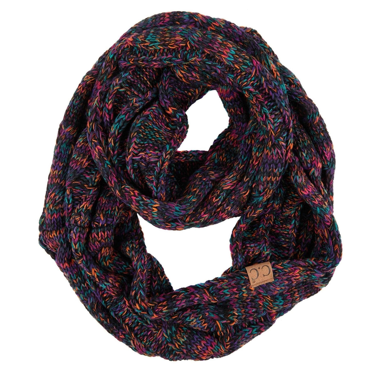 CC Comfy Infinity Scarf | 2 - Tone - Truly Contagious