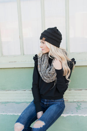 CC Comfy Infinity Scarf | 2 - Tone - Truly Contagious