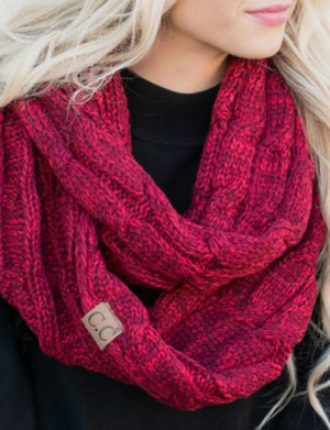 CC Comfy Infinity Scarf | 2 - Tone - Truly Contagious