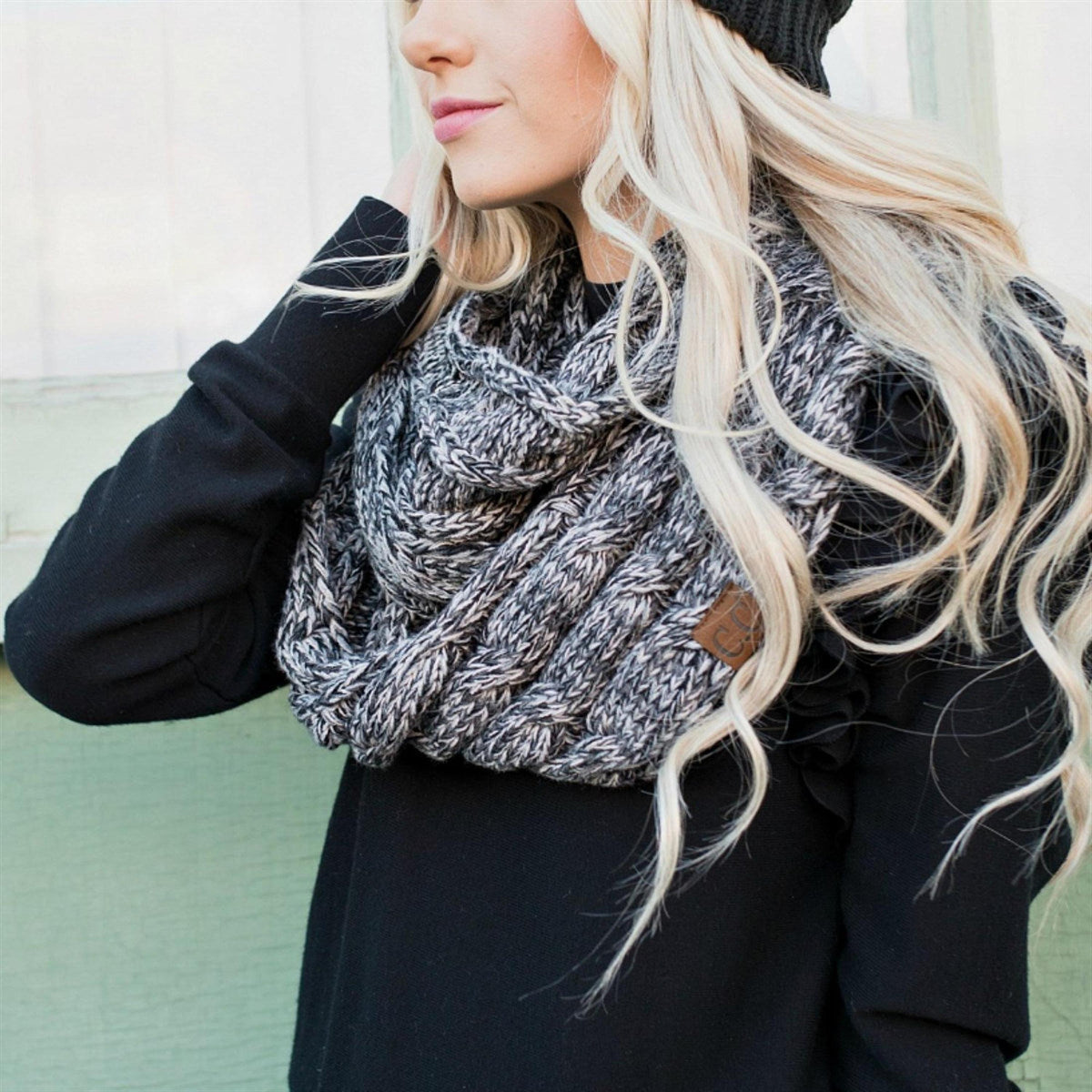 CC Comfy Infinity Scarf | 2 - Tone - Truly Contagious