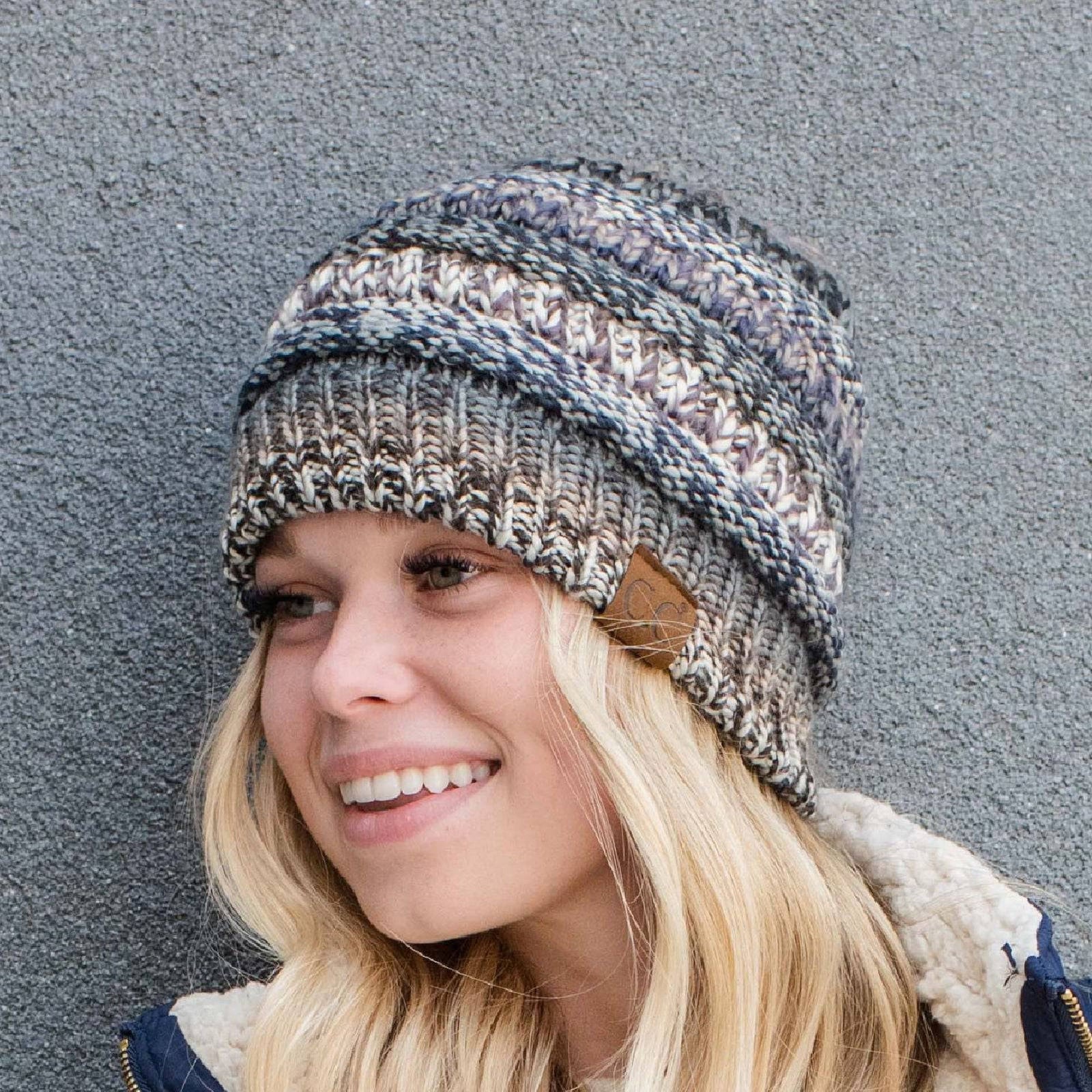 CC Comfy Striped Beanie - Truly Contagious