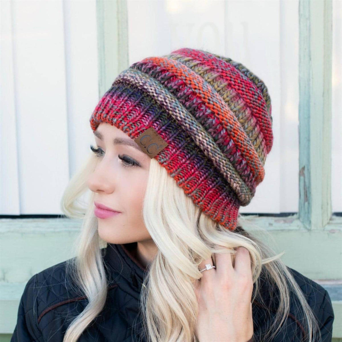 CC Comfy Striped Beanie - Truly Contagious