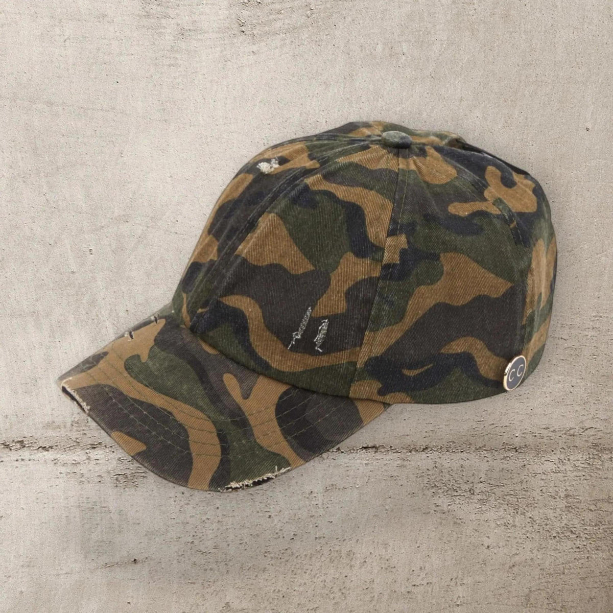 CC Cotton Hats Criss Cross Style Women Cap for Ponytails - Mask Glasses Compatible - Truly Contagious