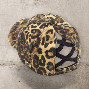 CC Cotton Hats Criss Cross Style Women Cap for Ponytails - Mask Glasses Compatible - Truly Contagious