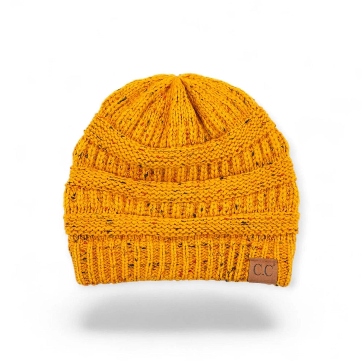 C.C® Cozy Confetti Knit Beanie - Unisex Soft Acrylic Winter Hat (One Size 20"-24") - Truly Contagious