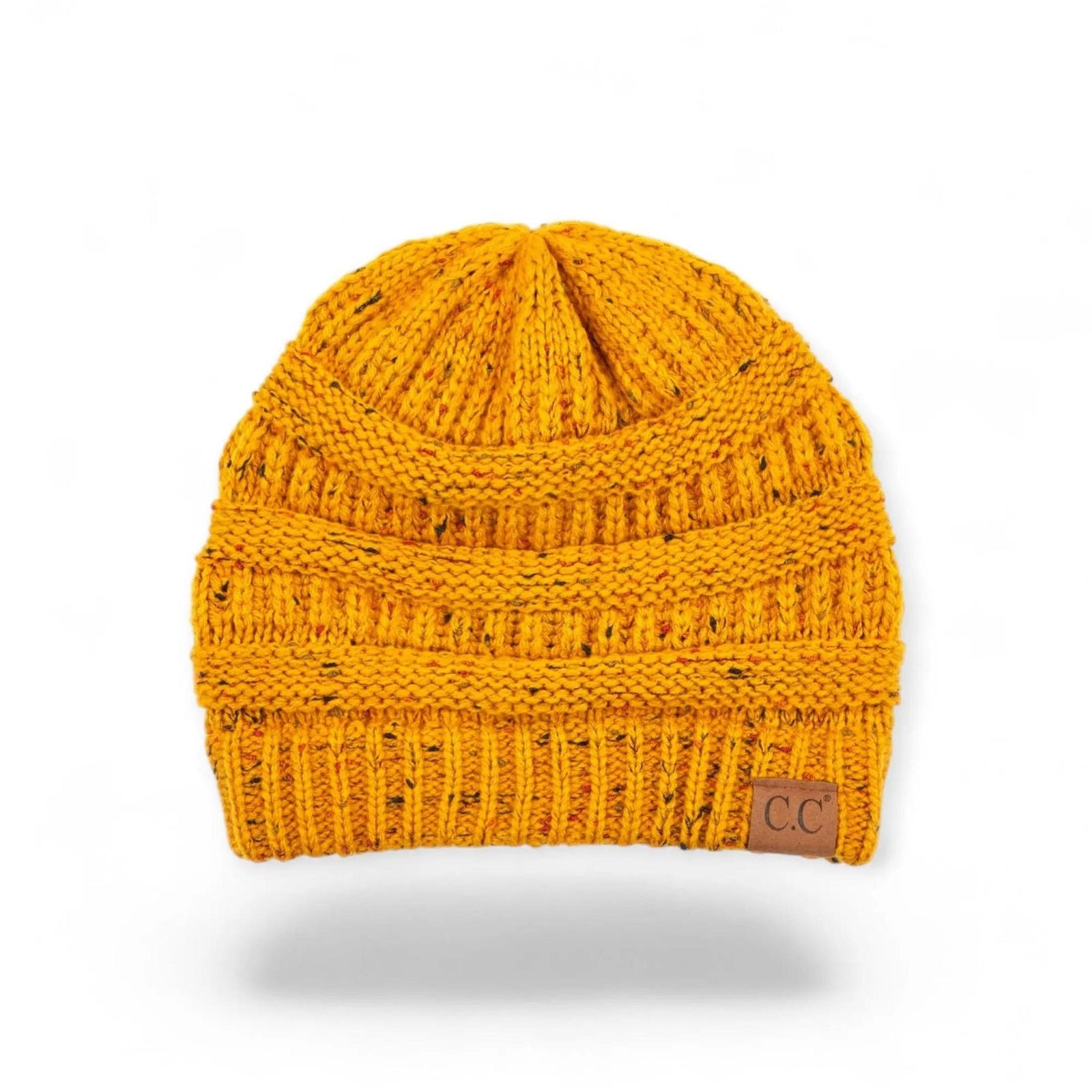 C.C® Cozy Confetti Knit Beanie - Unisex Soft Acrylic Winter Hat (One Size 20"-24") - Truly Contagious