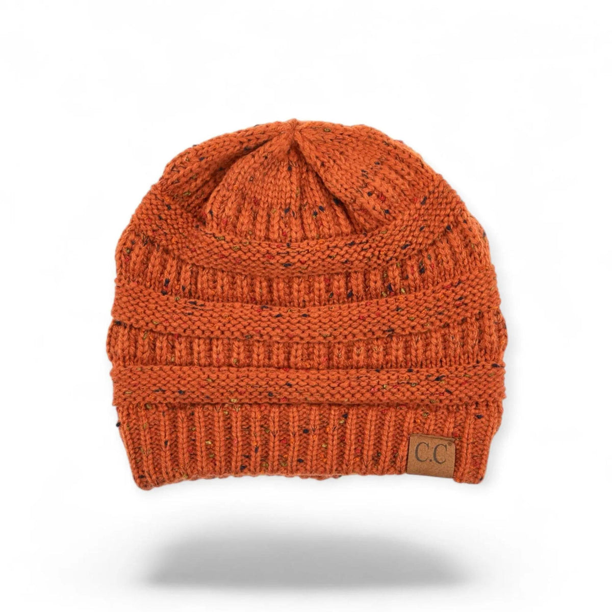 C.C® Cozy Confetti Knit Beanie - Unisex Soft Acrylic Winter Hat (One Size 20"-24") - Truly Contagious