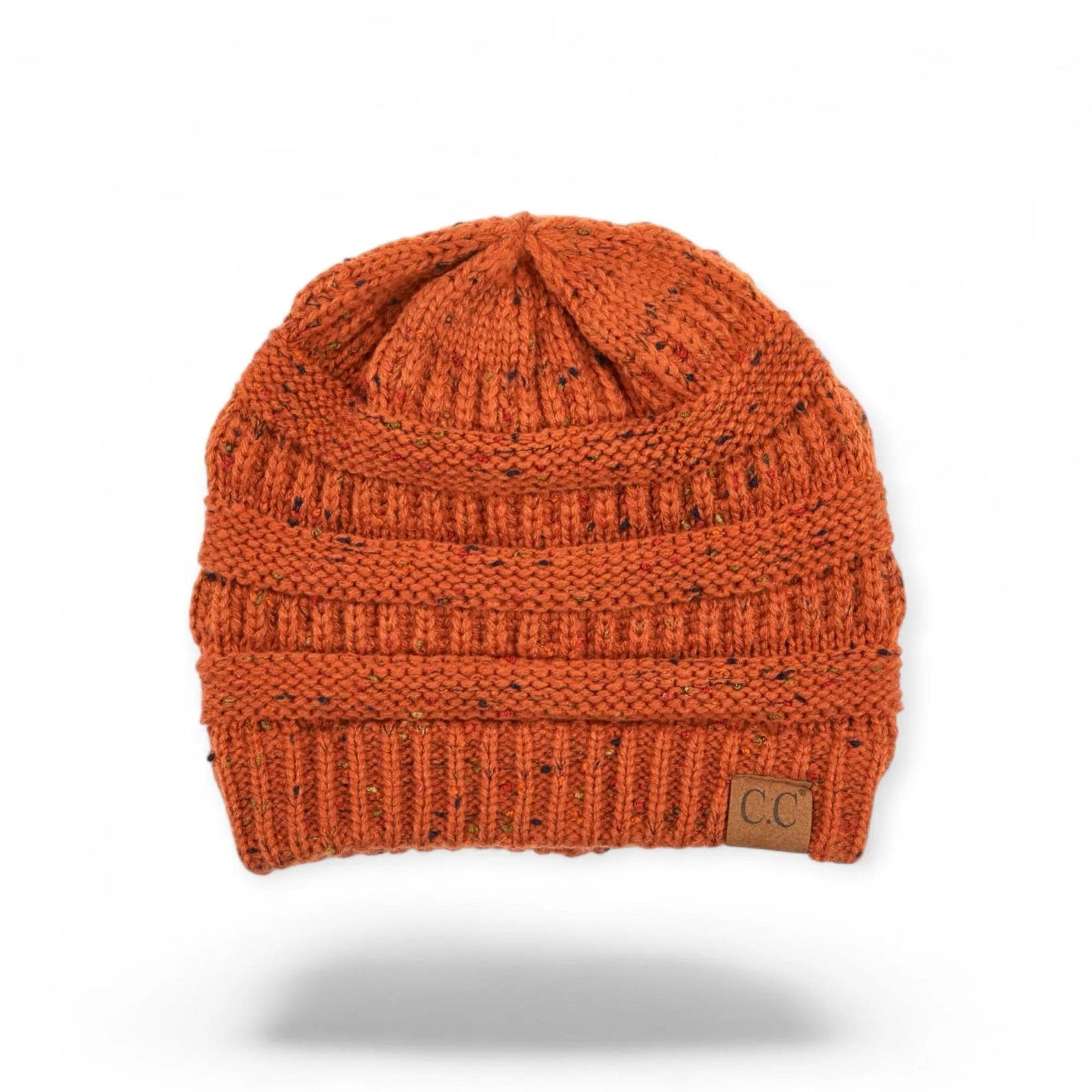 C.C® Cozy Confetti Knit Beanie - Unisex Soft Acrylic Winter Hat (One Size 20"-24") - Truly Contagious