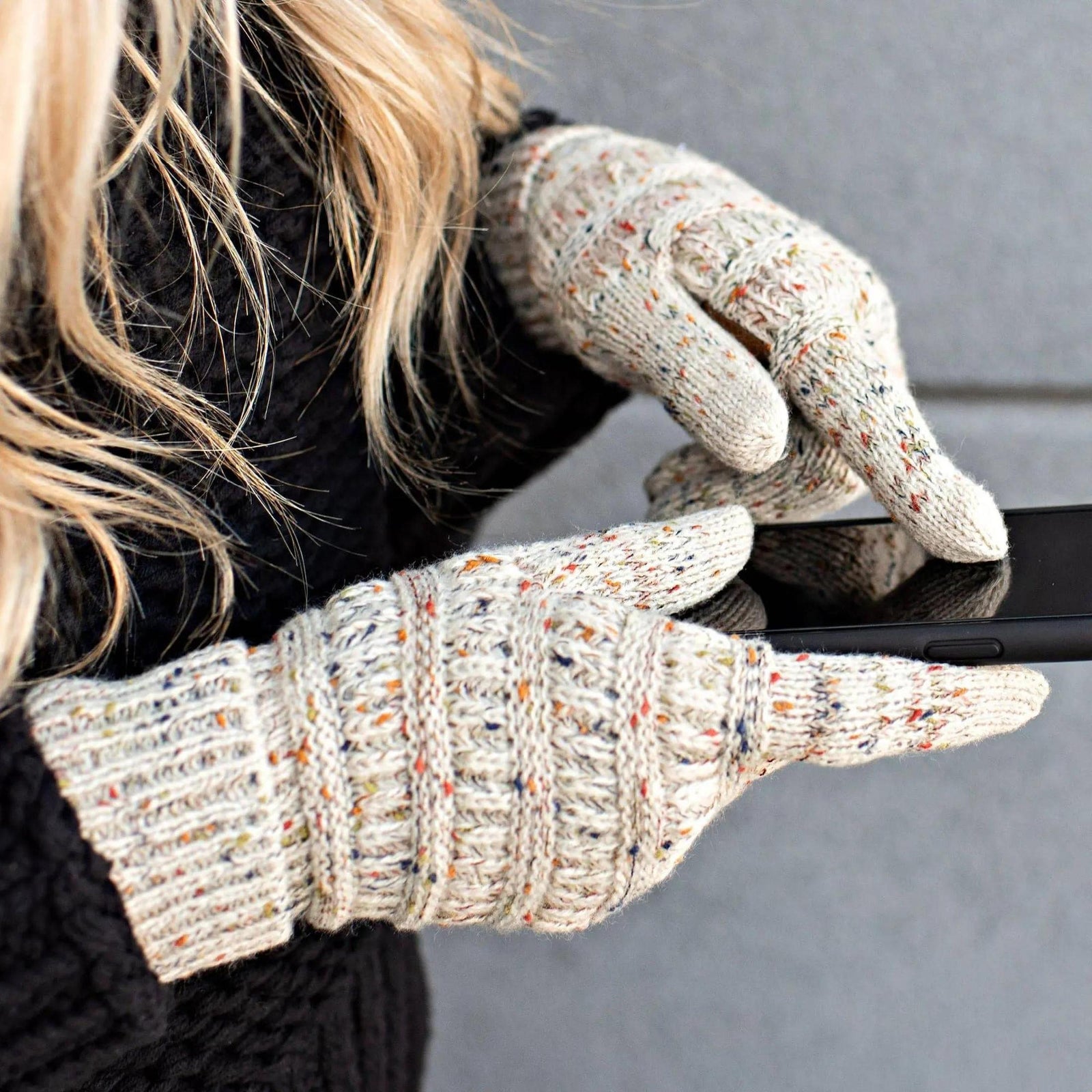 CC Cozy Confetti Tech Screen Touch Gloves - Truly Contagious