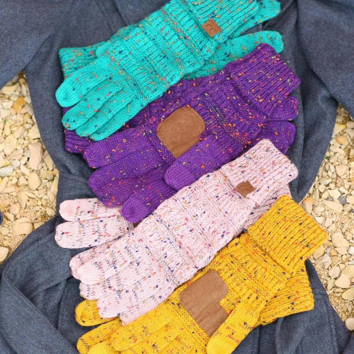 CC Cozy Confetti Tech Screen Touch Gloves - Truly Contagious
