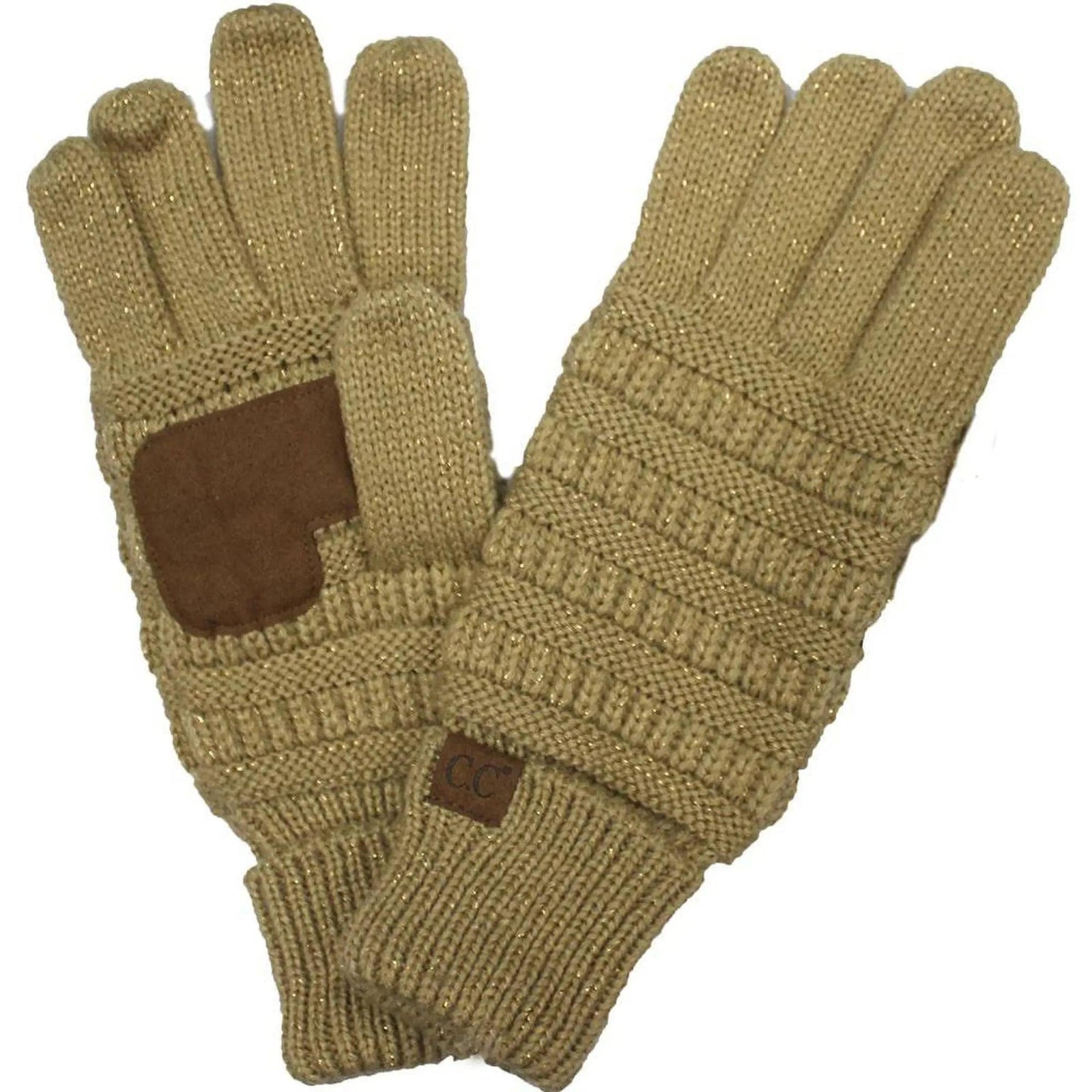 CC Cozy Metallic Tech Screen Gloves - Truly Contagious