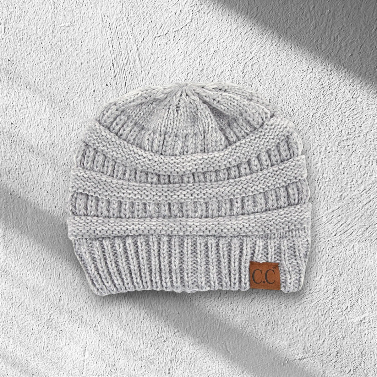 C.C® Crafted Multi - Color Beanie - Unisex Soft Acrylic Winter Hat, Crochet - Look Knit, One Size - Truly Contagious