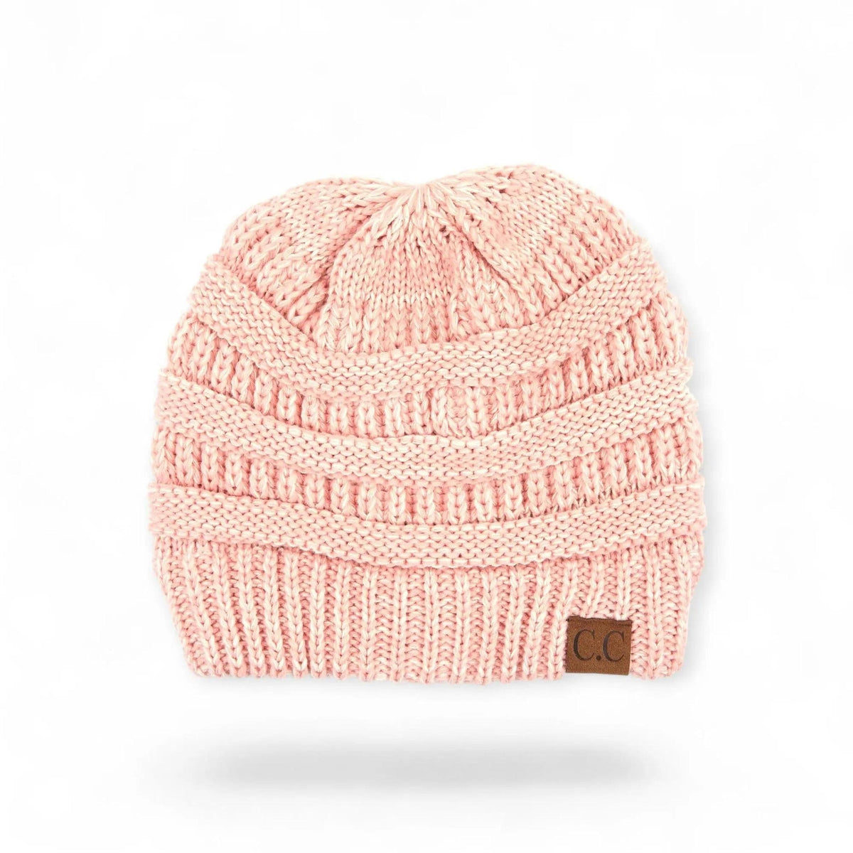 C.C® Crafted Multi - Color Beanie - Unisex Soft Acrylic Winter Hat, Crochet - Look Knit, One Size - Truly Contagious