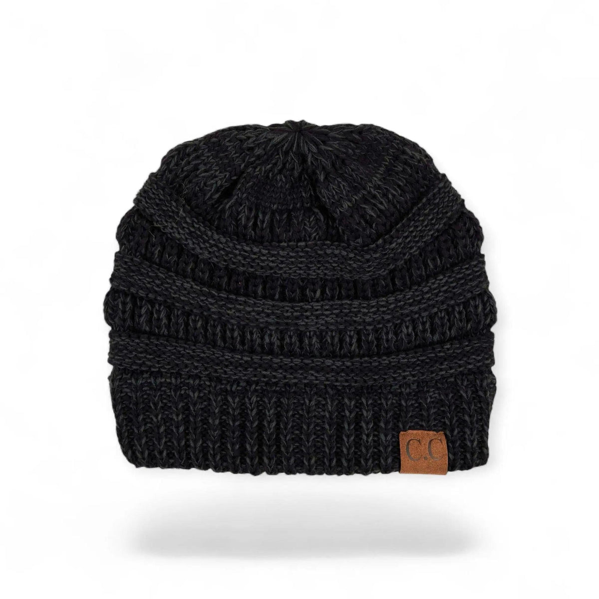 C.C® Crafted Multi - Color Beanie - Unisex Soft Acrylic Winter Hat, Crochet - Look Knit, One Size - Truly Contagious