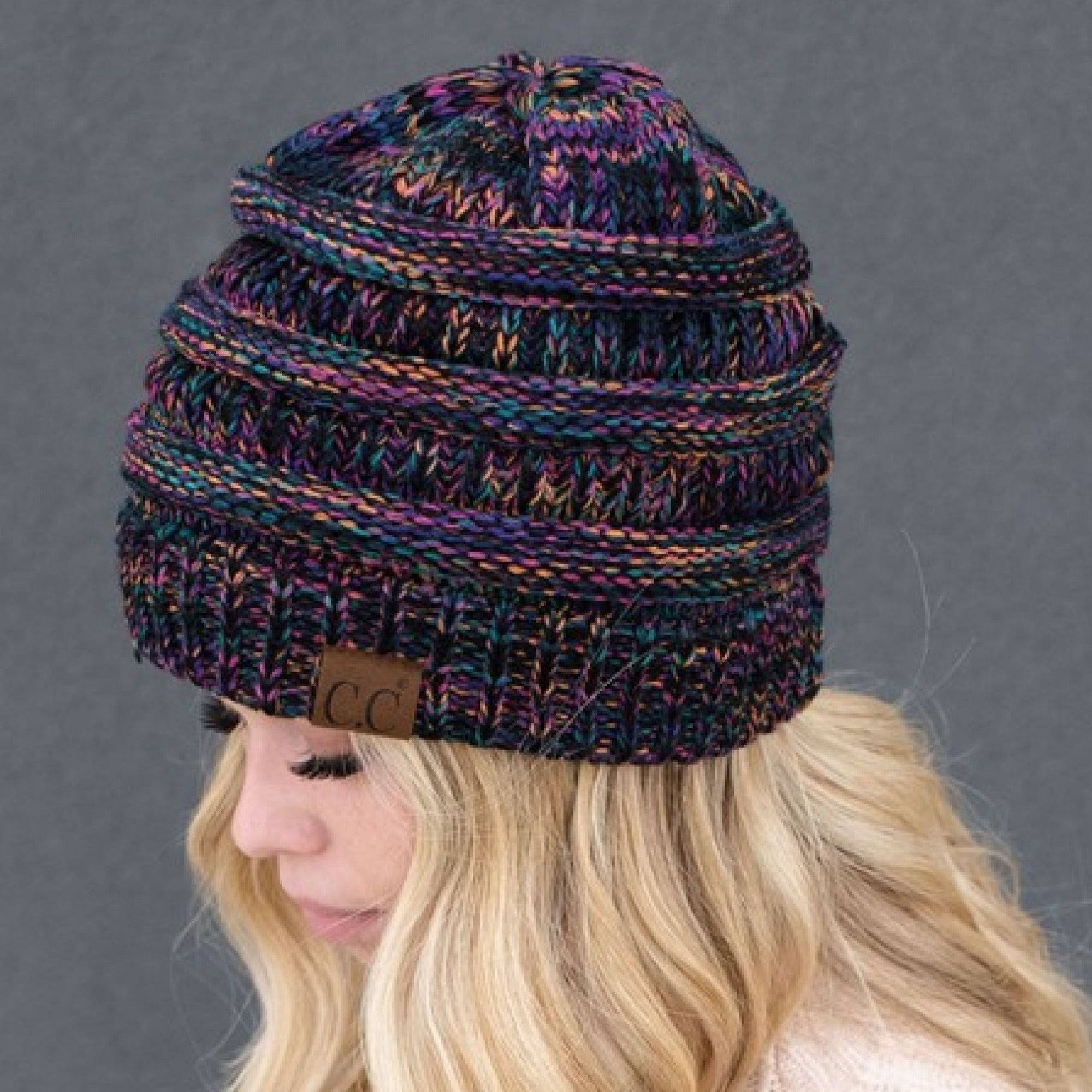 CC Crafted Multi - Color Kids and Adult Beanies - Truly Contagious