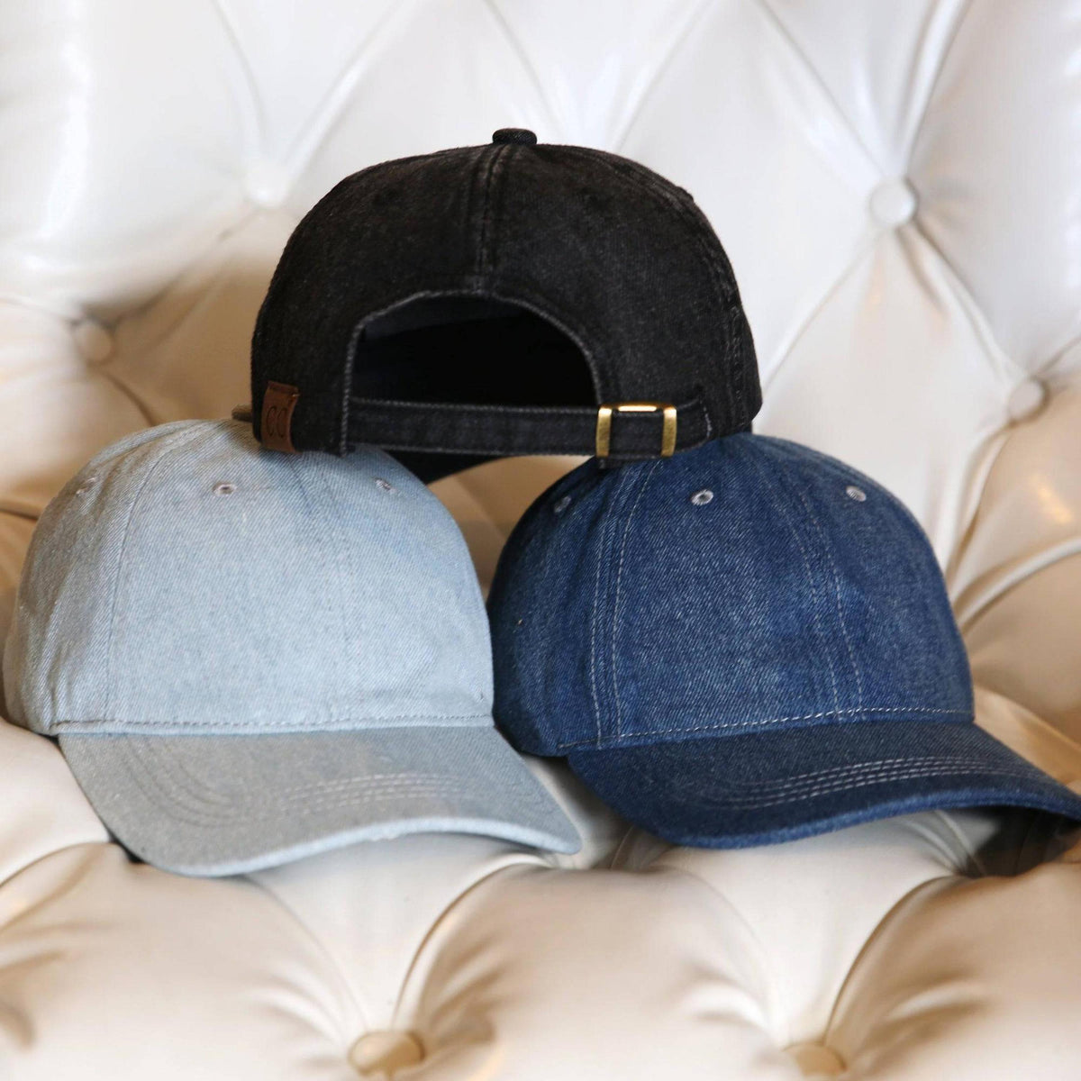 CC Denim Baseball Cap - Truly Contagious