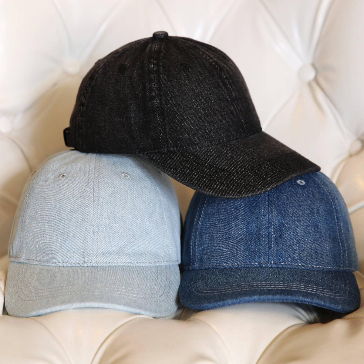 CC Denim Baseball Cap - Truly Contagious