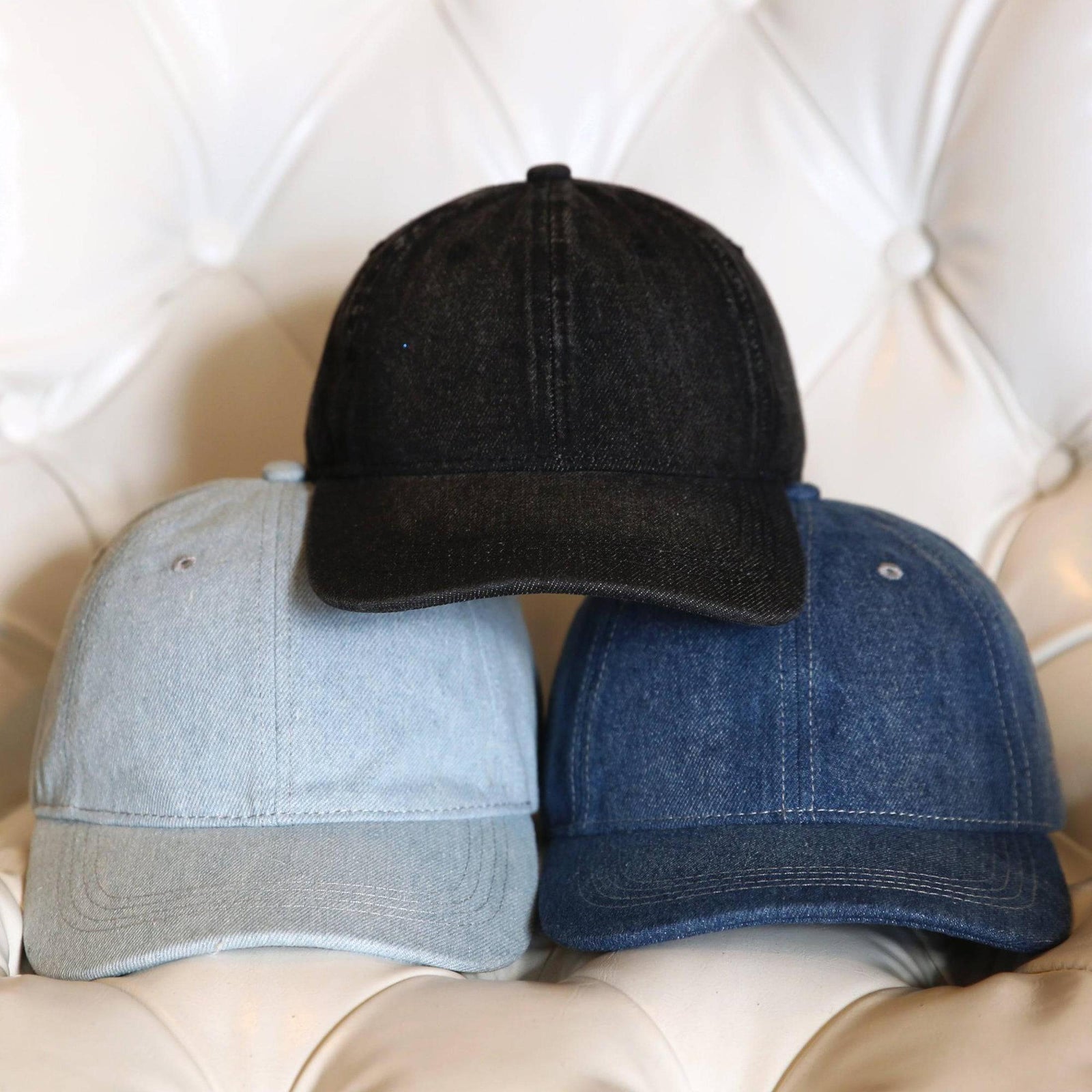 CC Denim Baseball Cap - Truly Contagious