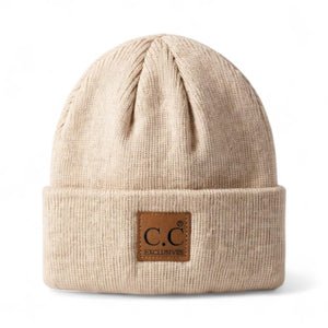 CC® Everyday Beanie – Unisex Ribbed Knit Winter Hat – Soft Acrylic – Multiple Colors - Truly Contagious