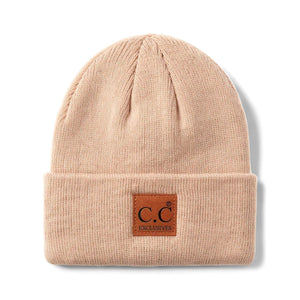 CC® Everyday Beanie – Unisex Ribbed Knit Winter Hat – Soft Acrylic – Multiple Colors - Truly Contagious