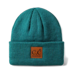 CC® Everyday Beanie – Unisex Ribbed Knit Winter Hat – Soft Acrylic – Multiple Colors - Truly Contagious