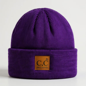 CC® Everyday Beanie – Unisex Ribbed Knit Winter Hat – Soft Acrylic – Multiple Colors - Truly Contagious