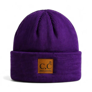 CC® Everyday Beanie – Unisex Ribbed Knit Winter Hat – Soft Acrylic – Multiple Colors - Truly Contagious