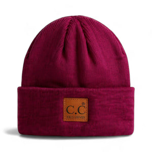 CC® Everyday Beanie – Unisex Ribbed Knit Winter Hat – Soft Acrylic – Multiple Colors - Truly Contagious