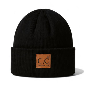 CC® Everyday Beanie – Unisex Ribbed Knit Winter Hat – Soft Acrylic – Multiple Colors - Truly Contagious