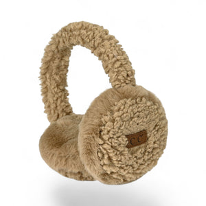 C.C Faux Earmuffs with Rhinestone Band – Stylish Winter Ear Warmers - Truly Contagious