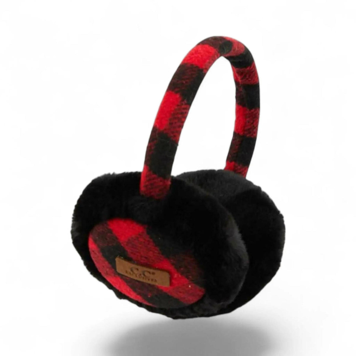 C.C Faux Earmuffs with Rhinestone Band - Stylish Winter Ear Warmers - Truly Contagious