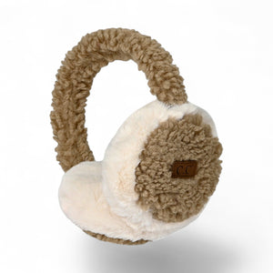 C.C Faux Earmuffs with Rhinestone Band – Stylish Winter Ear Warmers - Truly Contagious