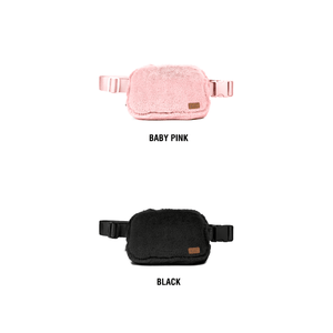 CC Faux Fur Cross - Body Belt Bag | Fanny Pack | Sling Bag - Truly Contagious