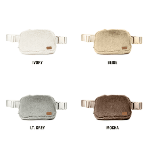 CC Faux Fur Cross - Body Belt Bag | Fanny Pack | Sling Bag - Truly Contagious