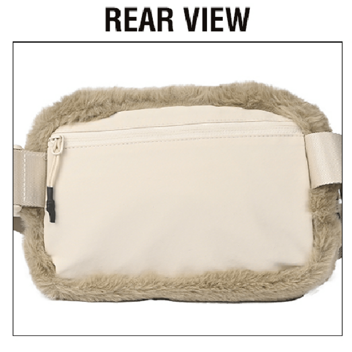 CC Faux Fur Cross - Body Belt Bag | Fanny Pack | Sling Bag - Truly Contagious