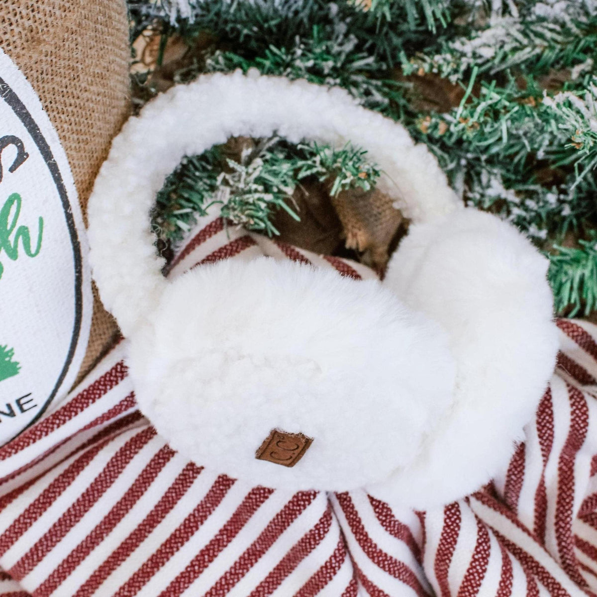 CC Faux Fur Sherpa Earmuffs - Truly Contagious