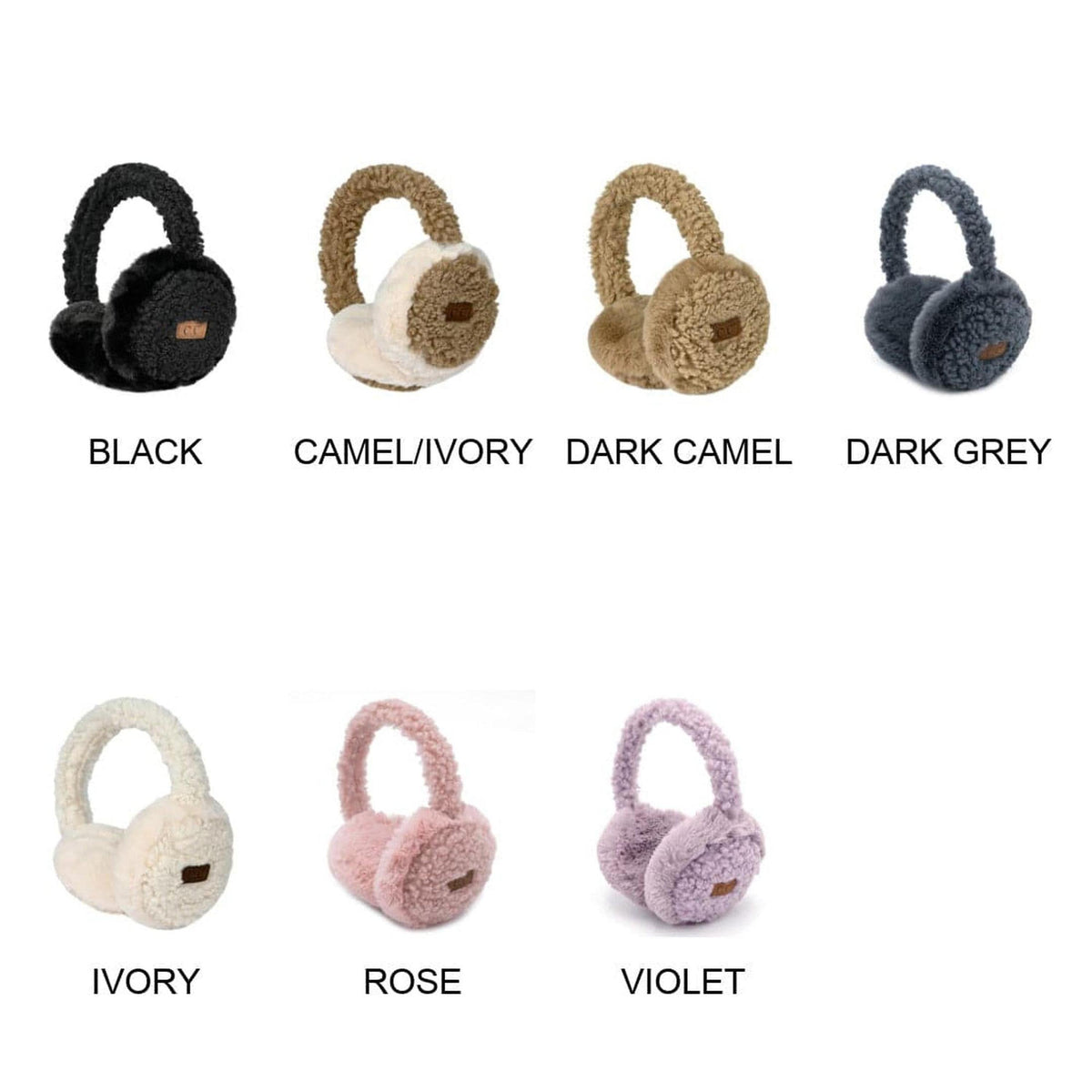 CC Faux Fur Sherpa Earmuffs - Truly Contagious