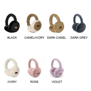 CC Faux Fur Sherpa Earmuffs - Truly Contagious