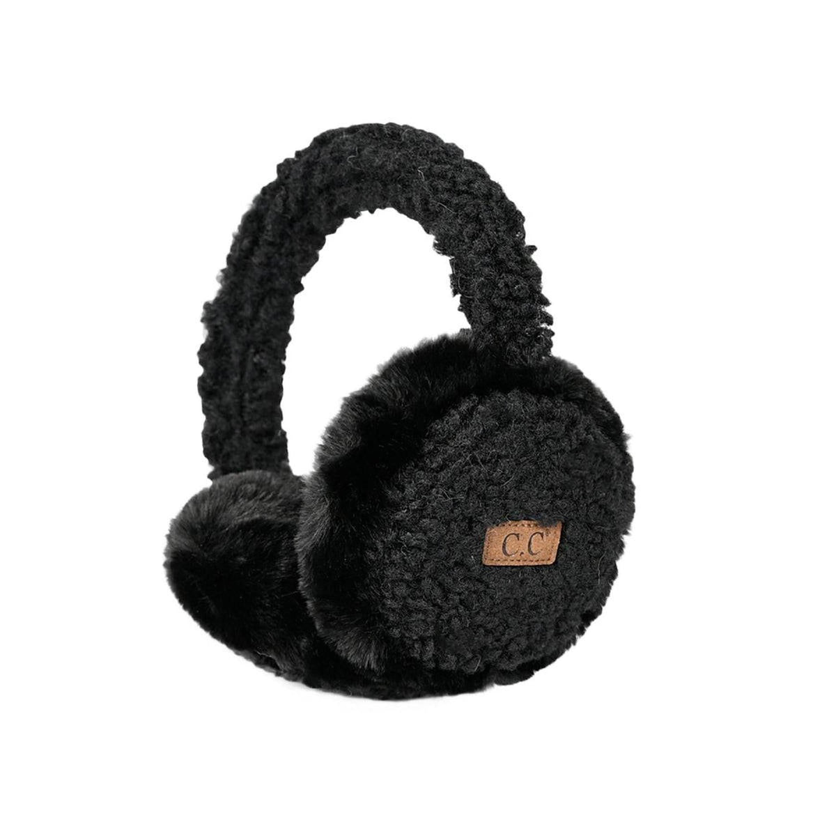 CC Faux Fur Sherpa Earmuffs - Truly Contagious