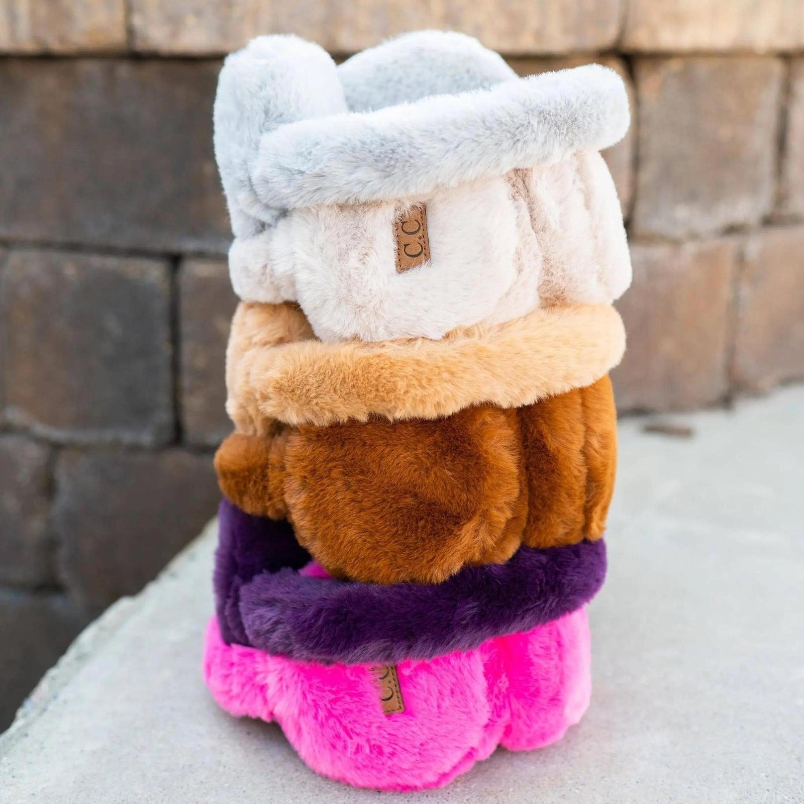 CC Faux Plush Earmuffs - Truly Contagious