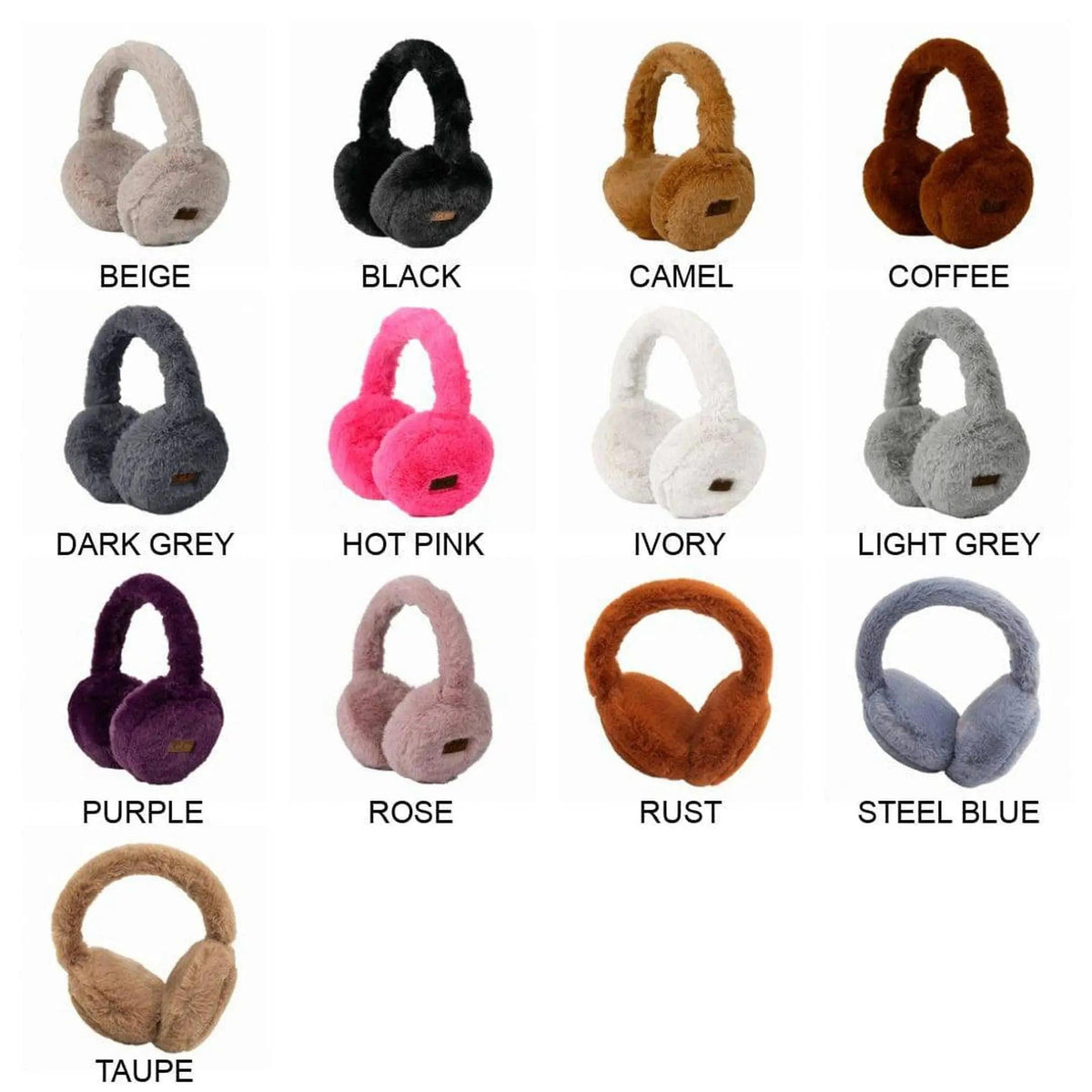 CC Faux Plush Earmuffs - Truly Contagious