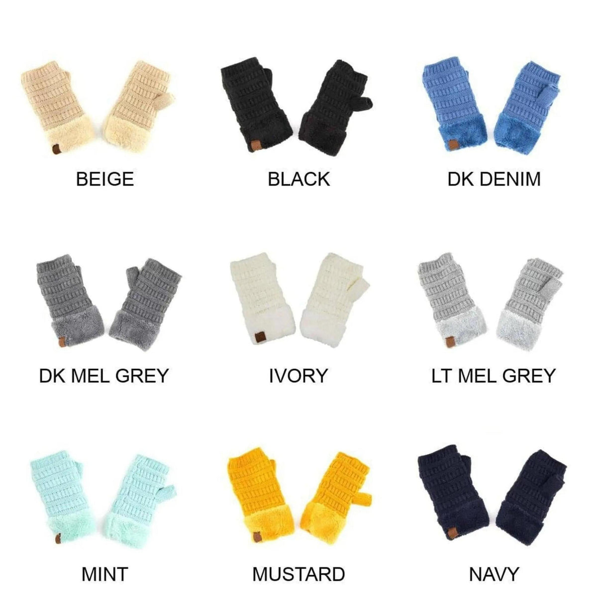 CC Fingerless Gloves - Truly Contagious