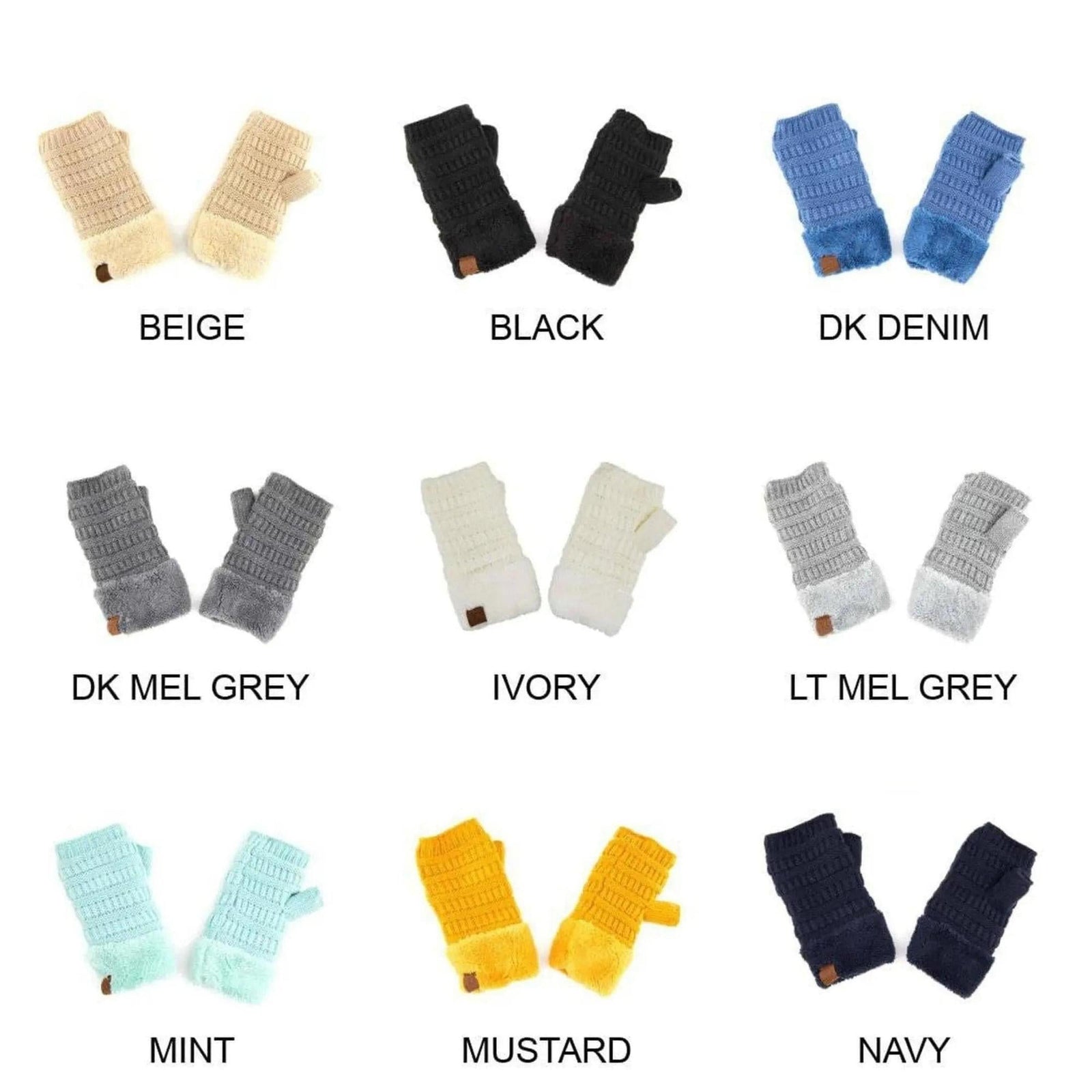 CC Fingerless Gloves - Truly Contagious