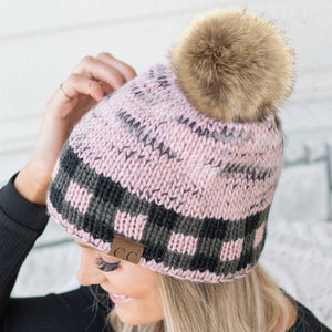 CC Fire Cozy Buffalo Plaid Beanie - Truly Contagious
